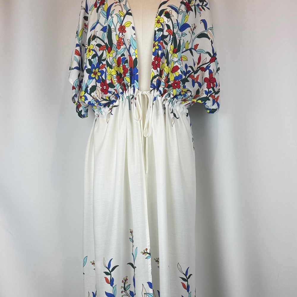 CUPSHE Floral Print Coverup open tie front “NWT”S-Medium